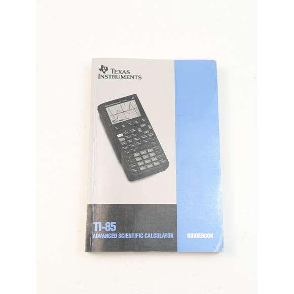 Texas Instruments TI-85 Advanced Scientific Calculator‎ with Guidebook & Cover - Picture 2 of 11